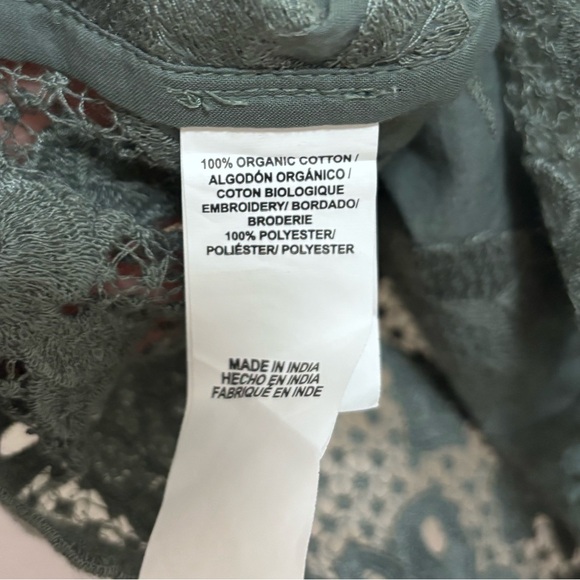 Vitamin A flora tank sea green beachside broderie - Picture 4 of 6